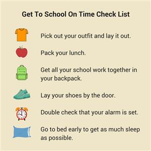 Get to School on Time! 